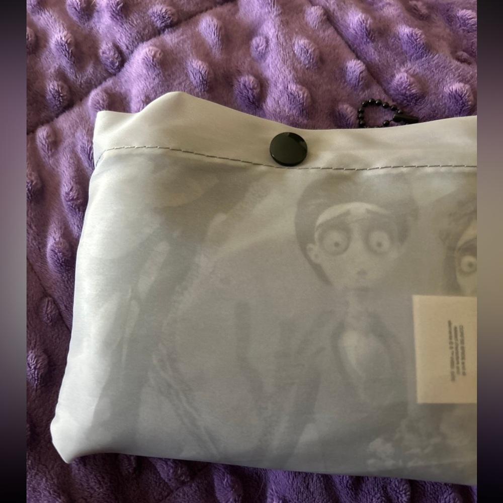Tim Burton Gothic Gray Tote Bag - Picture 7 of 10